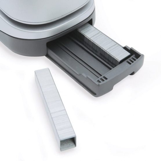 Rapesco AV-69 Heavy Duty Stapler with Work Tray 115 Sheet Capacity - Silver/Purple - Image 4