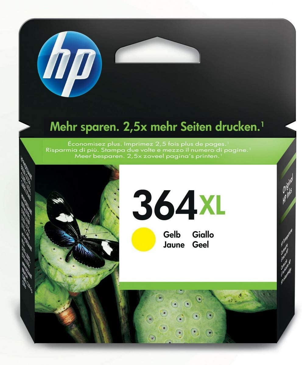 HP CB325EE Inkjet Cartridge, Yellow, High Yield