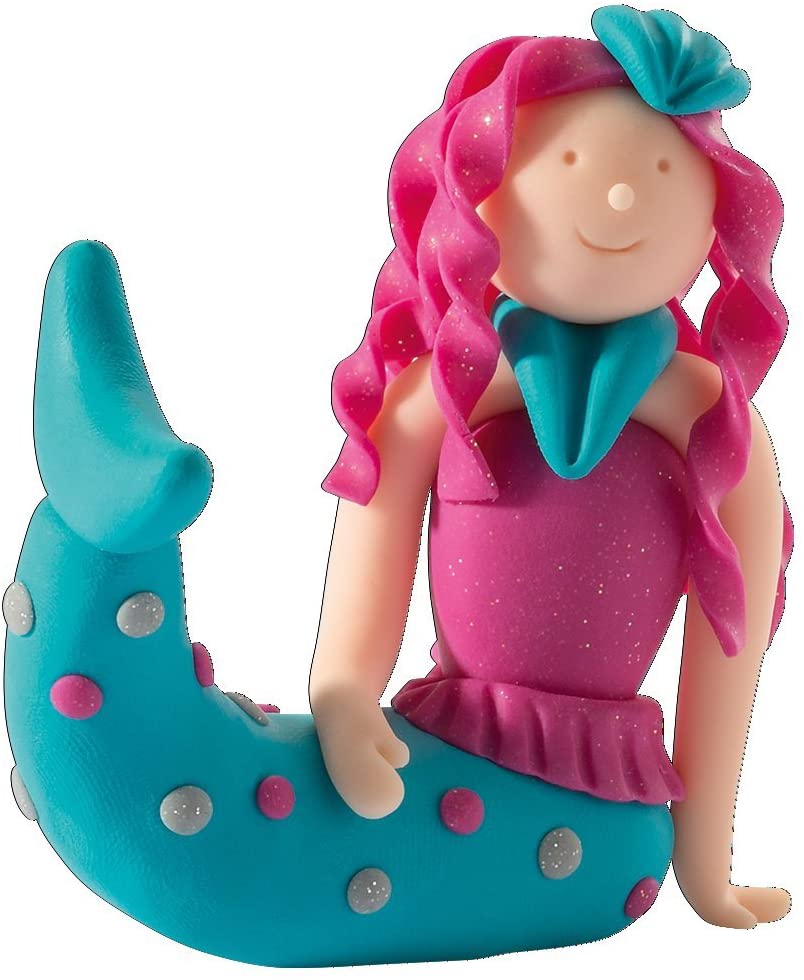 Staedtler 8034 12 LY Fimo Kids Shape & Play Set Mermaid (Super Soft, Oven Hardening Clay, Easy Instructions, Resealable Box - Image 3