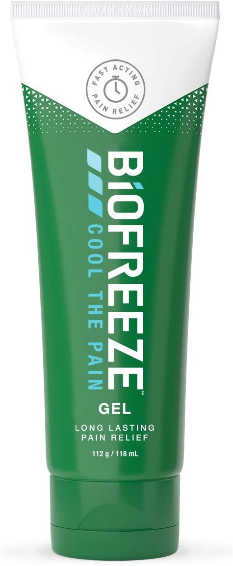 Biofreeze Pain Relieving Gel, 118 ml Tube, Cooling Topical Analgesic, On-the-Go Use, Long Lasting, Soothing, Targeted Pain Relief, Cold Therapy for Athletes, Fast Acting for Muscle, Joint, & Back Pain
