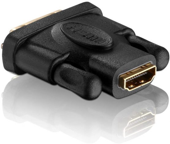 PureLink PureInstall Series PI010 Certified High Speed DVI to HDMI Adaptor/DVI-D Male (24+1) to HDMI A Female