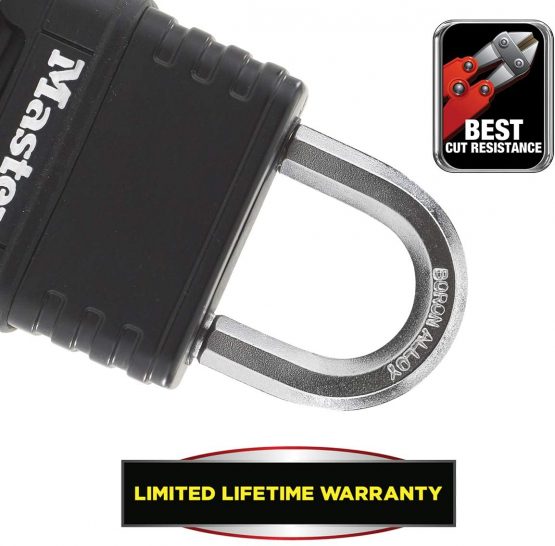 MASTER LOCK Heavy Duty Padlock [Combination] [Zinc] [Outdoor] M178EURD - Best Used for Storage Units, Sheds, Garages, Trailers and More - Image 4