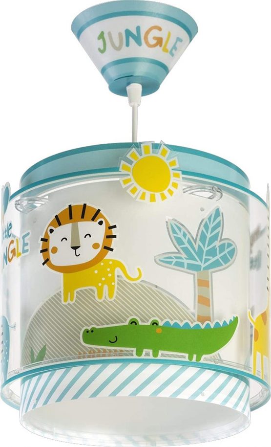 Dalber My Little Animals Jungle Children's Ceiling Lamp, 60 W, Multi-Colour