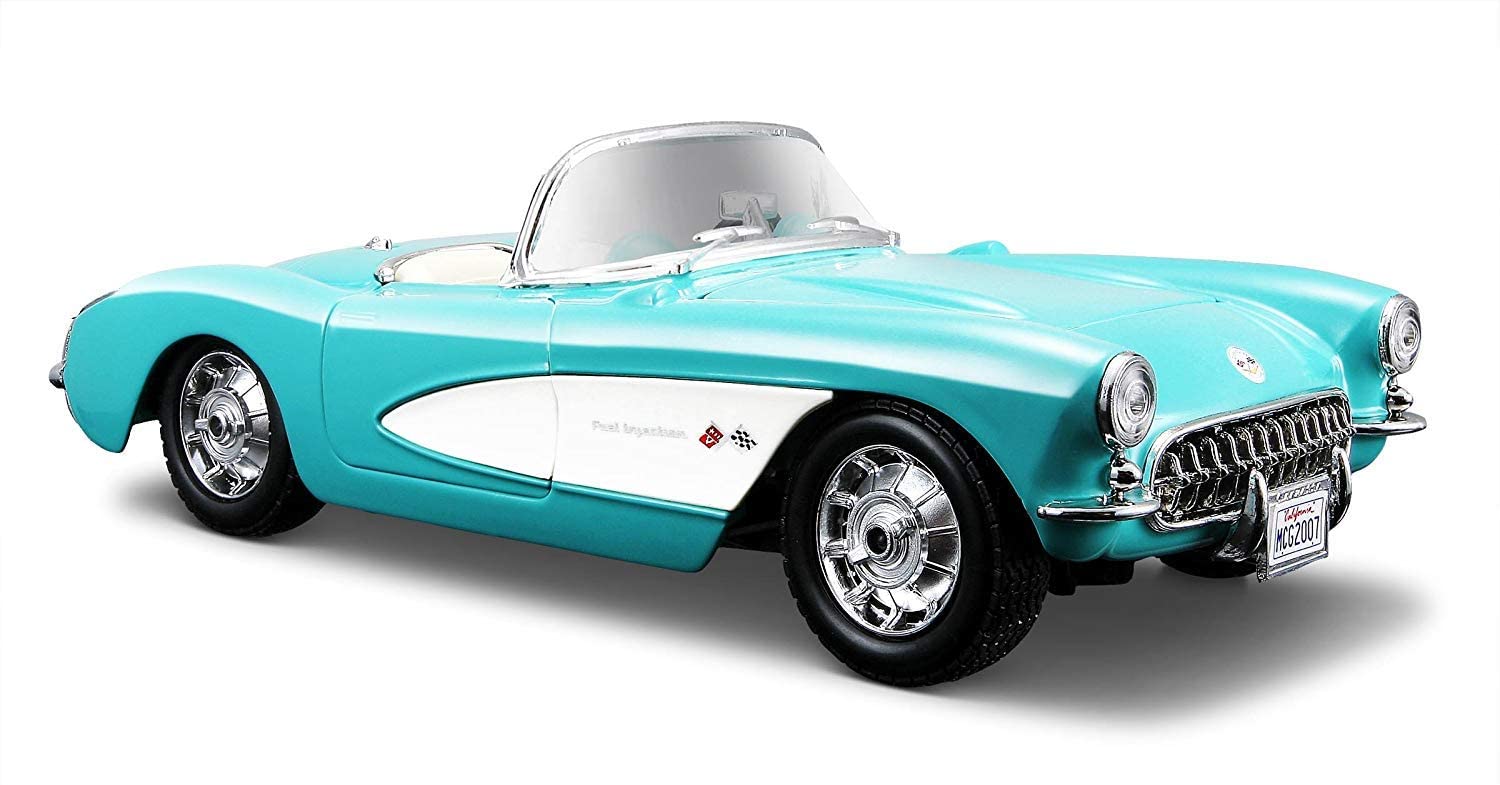 Maisto 1:24 Scale Chevrolet Corvette 57 Model Car (Colors May Vary), Assorted, 30x12x12 cm - Image 3