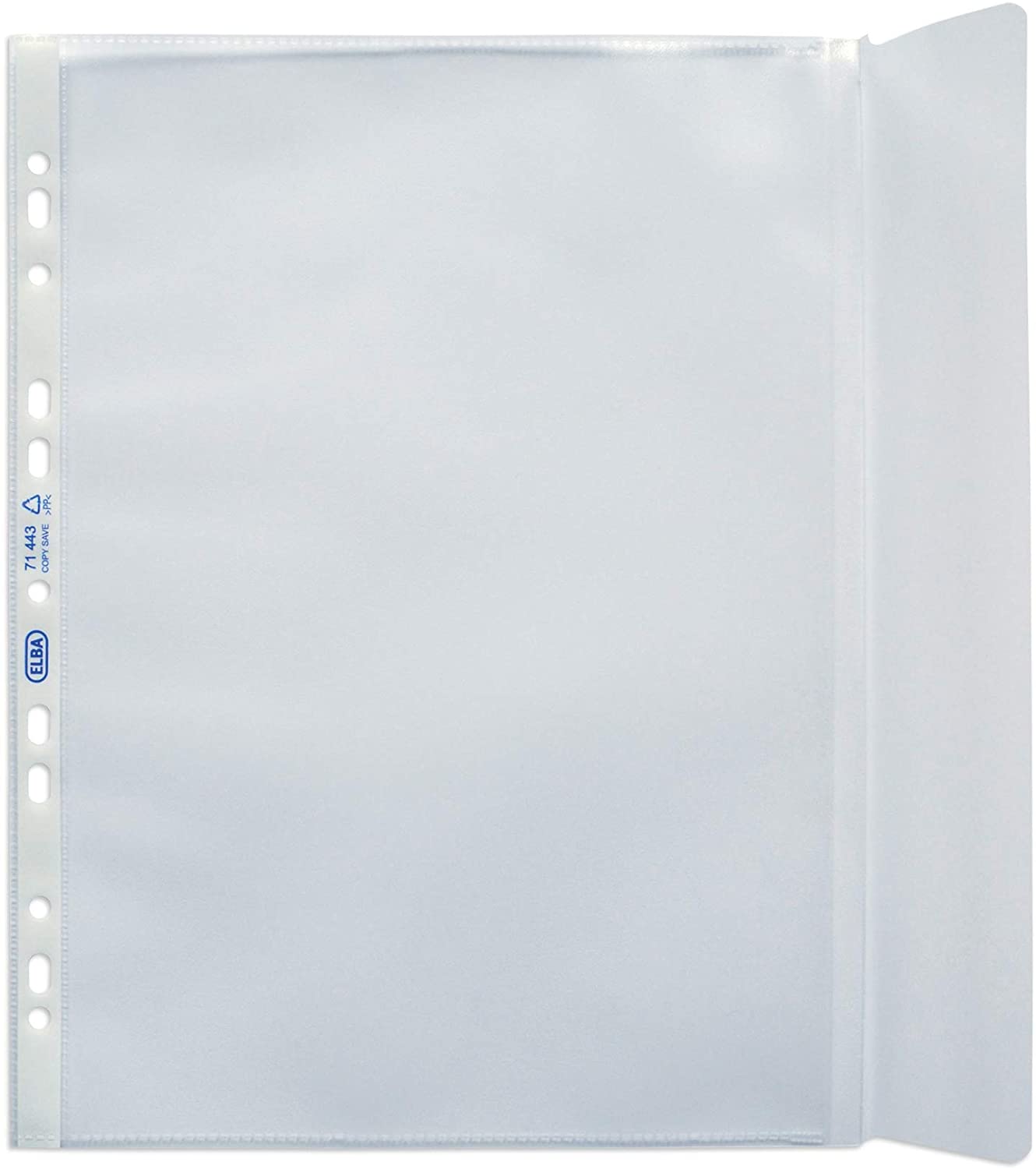 Elba 100460999 Document Wallets A4, genarbt, PP/Geprä A4 Colourless, clear - Image 2