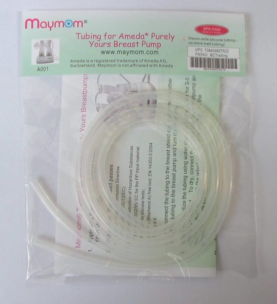 Replacement Tubing for Ameda Purely Yours Breast Pump, Retail Pack, 2 Tubes/Pack; Made by Maymom - Image 3