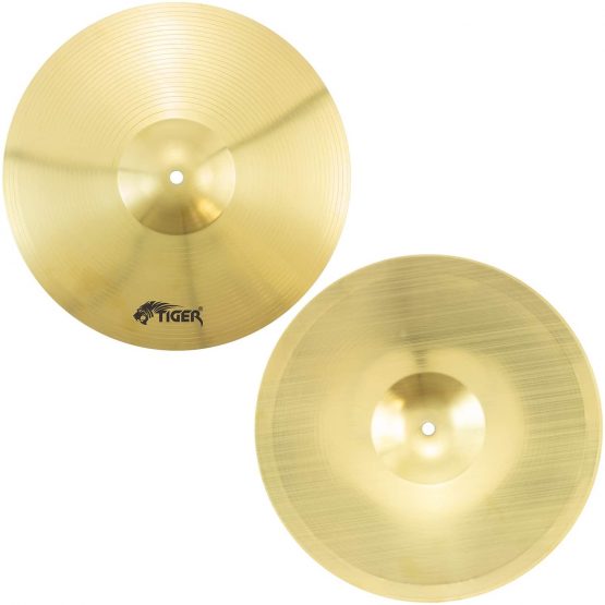Tiger 14” Hi-Hats Pair – Ideal Replacement for Starter Drum Kits - Image 2