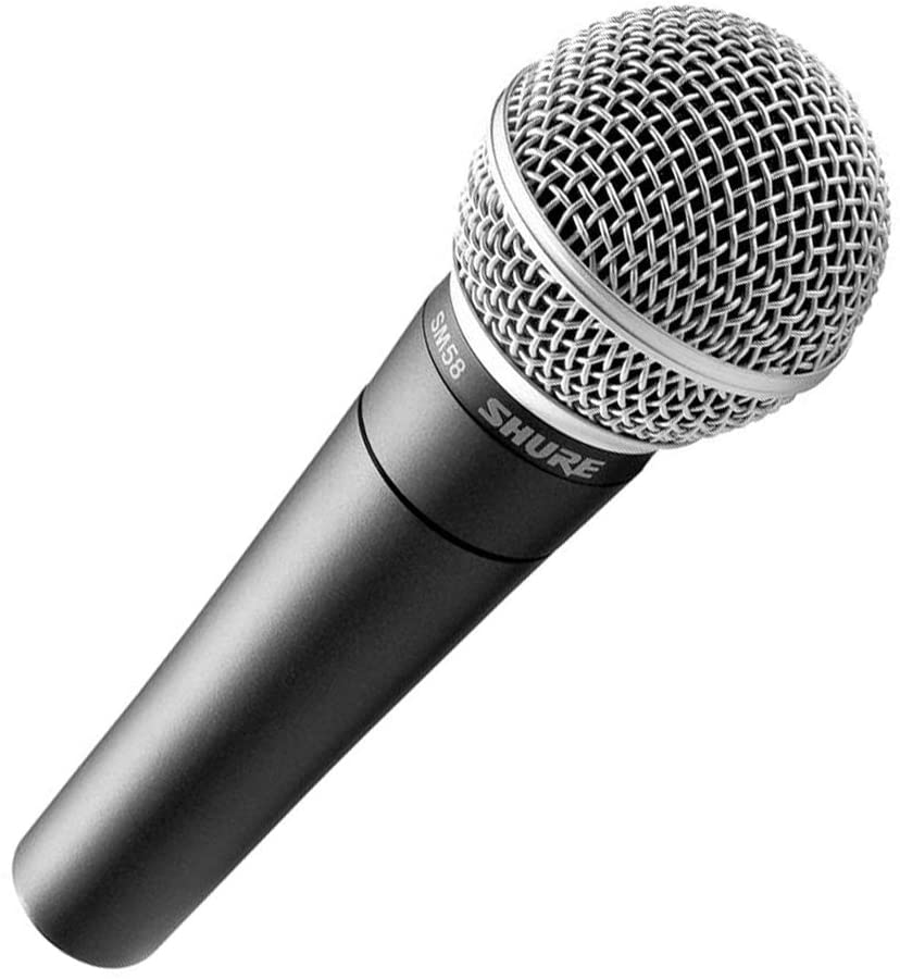 Shure SM58 Dynamic Vocal Microphone with Case, black