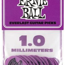 Ernie Ball 1.0 mm Purple Everlast Picks 12-pack