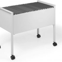 Durable ECO Suspension File Trolley | for 80 A4 Suspension Files | Made of Strong Steel | Grey Colour | Ideal for Filing and Storage In Offices