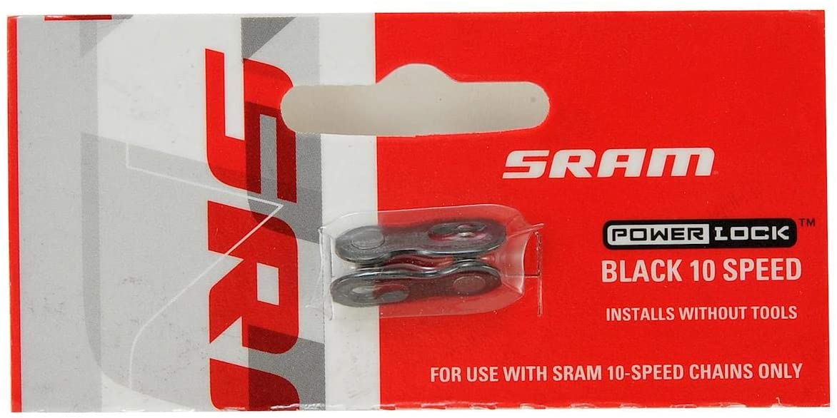 SRAM Chain Sram 10-speed power lock connector accessory, Grey, Sable, 1 paio