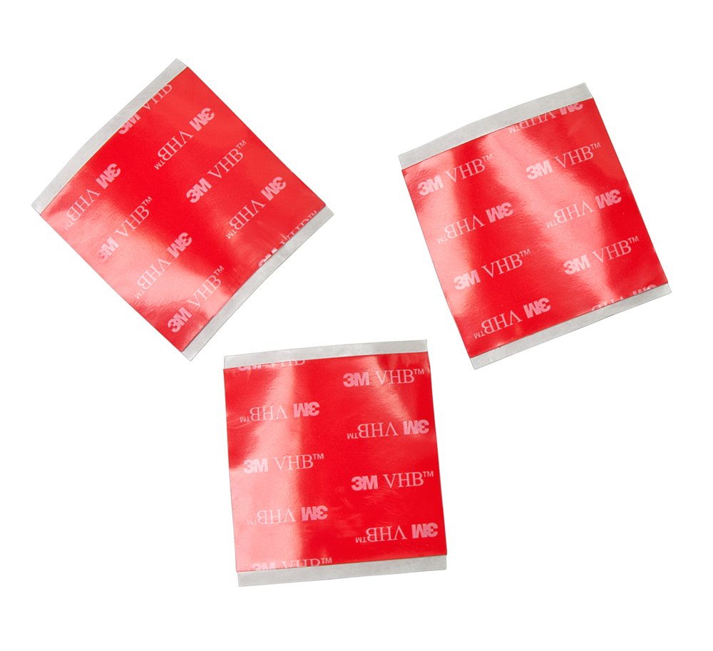 TapeCase 3M 4905 0.75"SQ-250 Clear Double Sided General Purpose Acrylic Tape, 20 mil (0.51mm) Thick, 0.75 in x 0.75 in Square/Rectangle (Pack of 250)