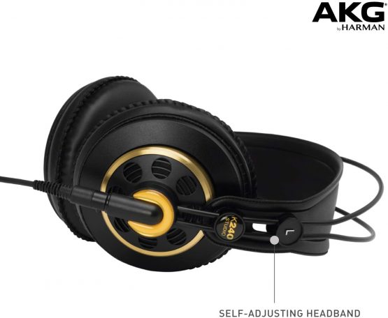 AKG K240 STUDIO Professional Semi-Open, Over-Ear Headphones Black - Image 3
