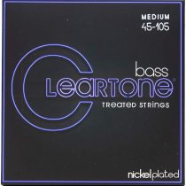 Cleartone cl6445 Set of Strings for Electric Bass Guitar Blue