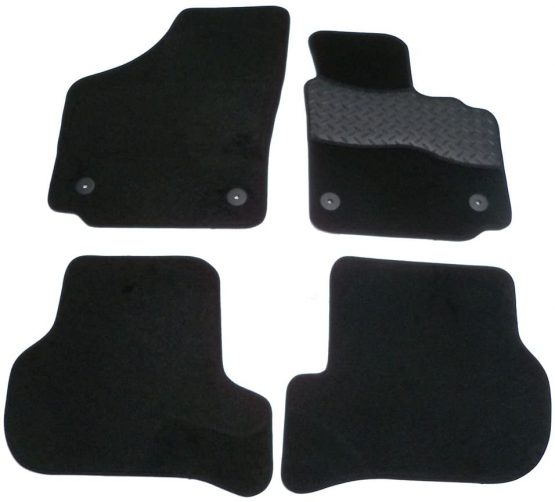 Sakura WW0132 Carpet Floor Mat, Black Trim