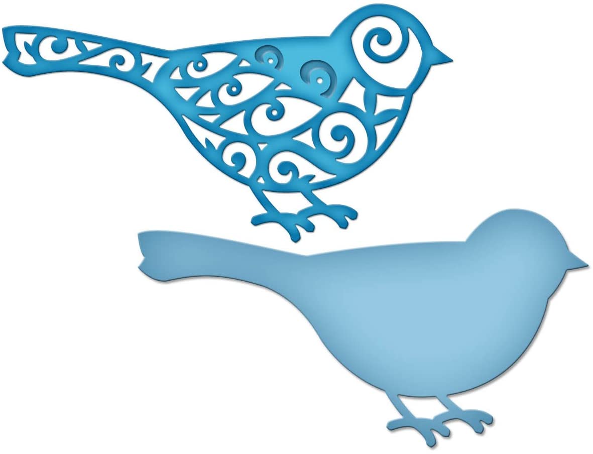 Spellbinders D-Lites Tweets, Brown