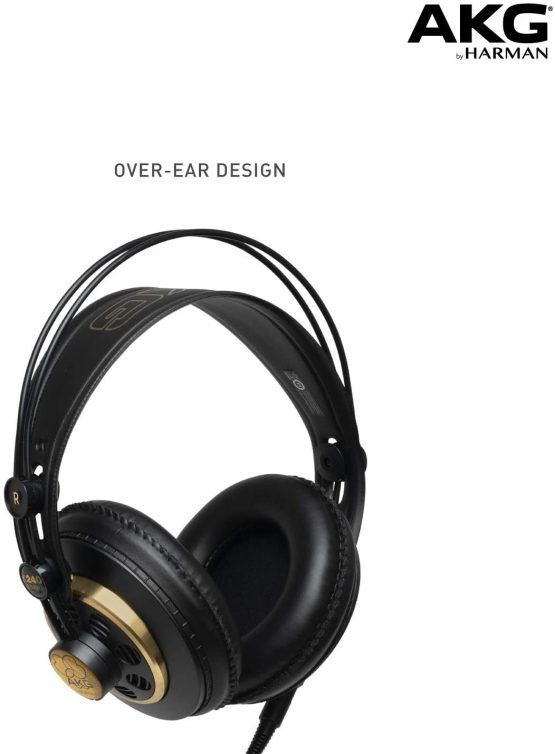 AKG K240 STUDIO Professional Semi-Open, Over-Ear Headphones Black - Image 2