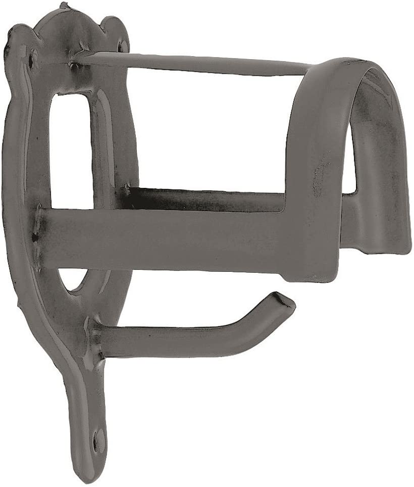 Kerbl 32885 Bridle Holder Pearl Dark Grey Powder Coated, grau