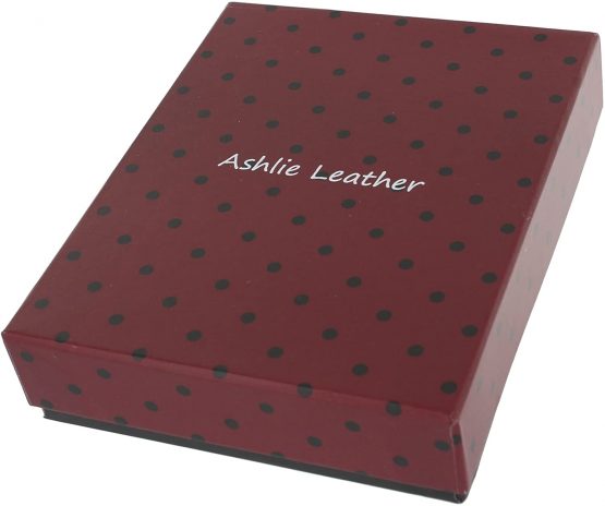 Large Leather Golf Scorecard Holder - for UK, Ireland & European scorecards 2314 Navy - Image 3