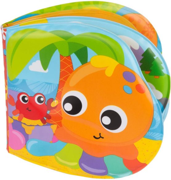 Playgro Splashing Fun Friends Bath Book, With squeaker, From 6 months, BPA Multicoloured, 40180
