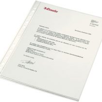 Leitz 313412 - Luxe Plastic Sleeves 120 Micron Glass - Pack of 100 Units