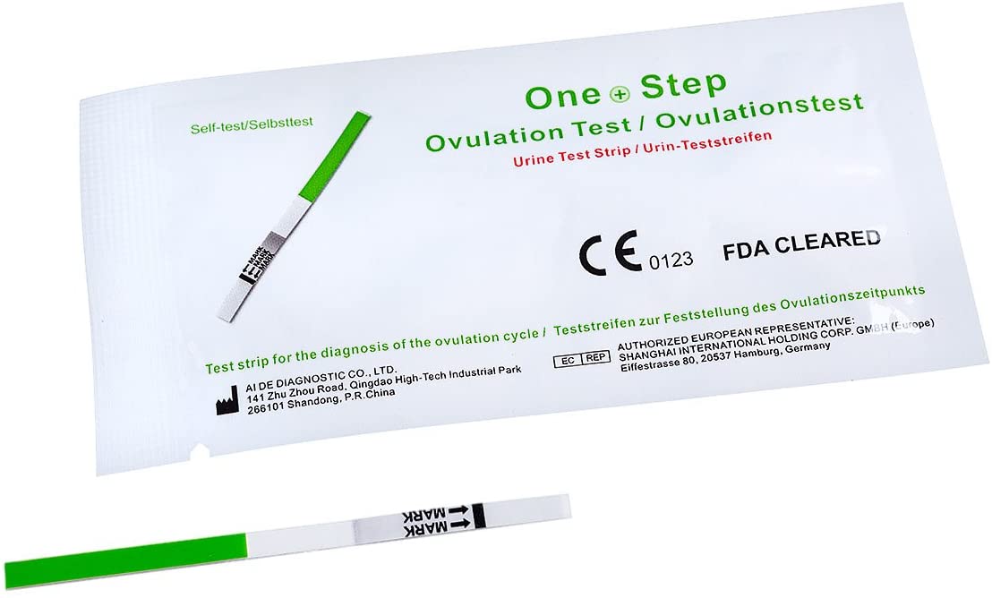 30 x One Step Ovulation Strips 20miu/ml Test Kit Sensitive Fertility Predictor Testing Sticks (Wide Width)