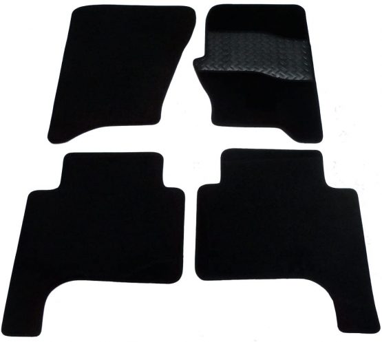 Sakura WW0342 Carpet Floor Mat, Black Trim