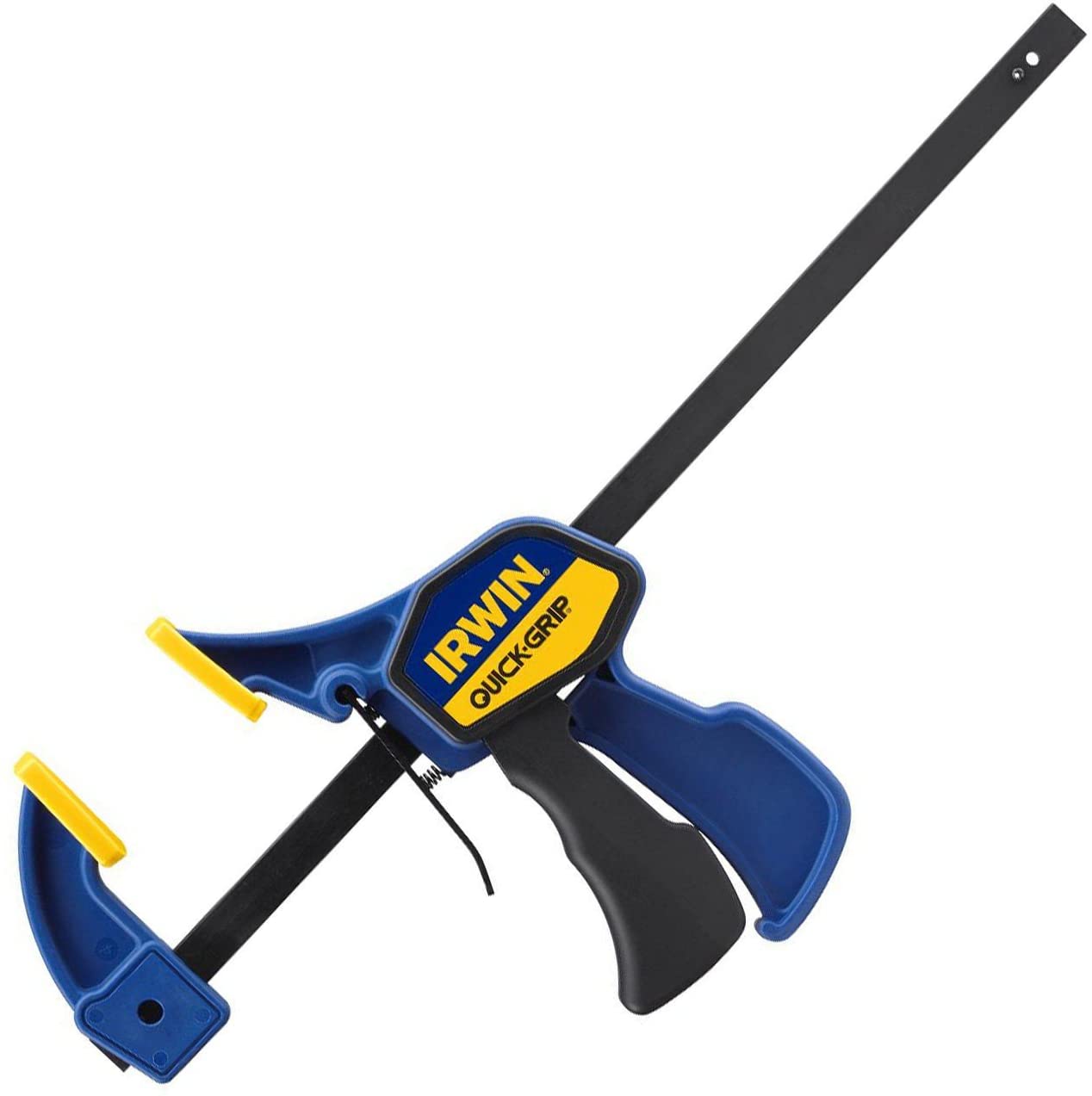 IRWIN QUICK-GRIP Medium Duty One-Handed Bar Clamp / Spreader 12" / 300mm T512QCEL7, Blue