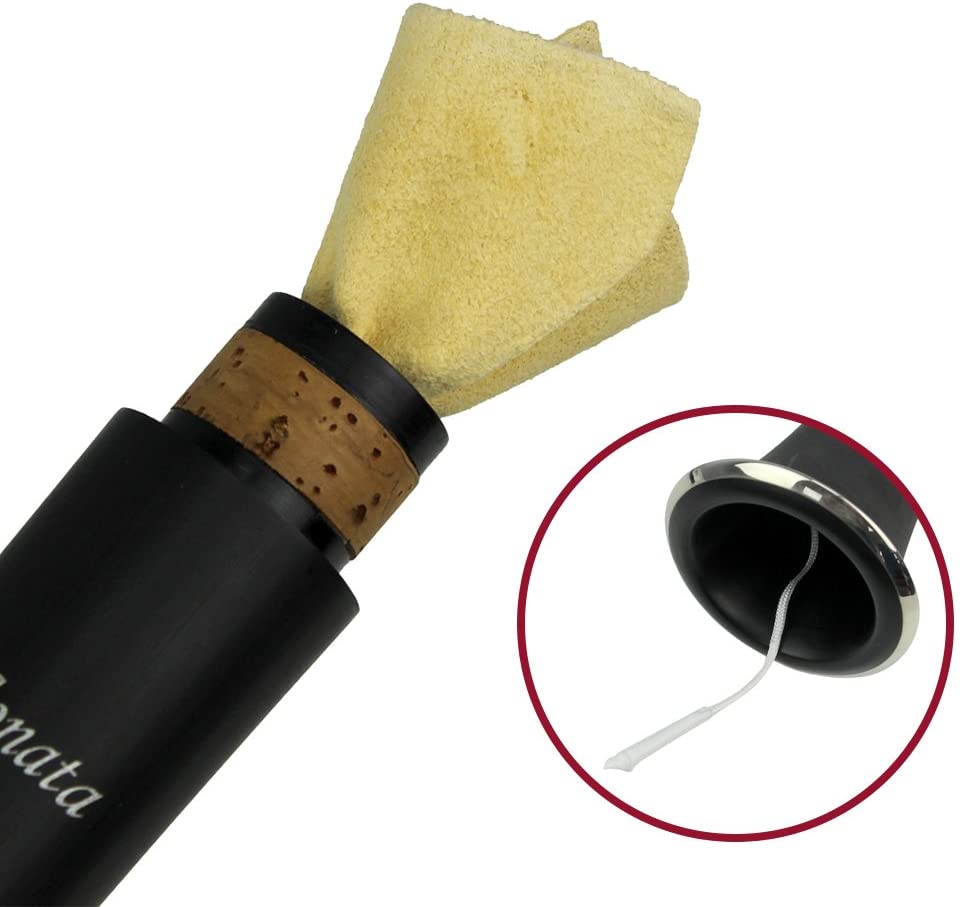 Superslick Clarinet Pull Through - Chamois leather - Image 3