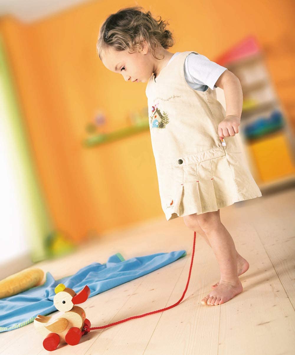 HABA Classic Duck Pull Toy for Toddlers, multicoloured - Image 3