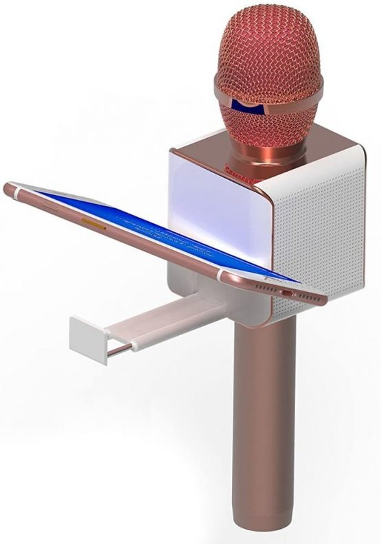 Tzumi Pop Solo Karaoke Mic Rose Gold. - Image 2