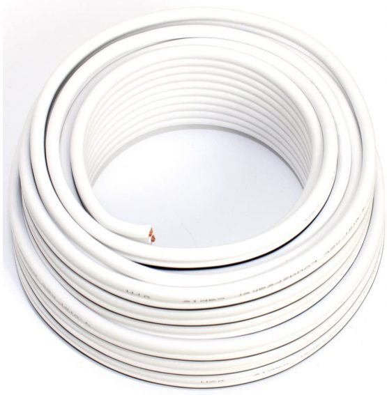 Loudspeaker Cable 2 x 4.00 mm² 10 m White CCA Audio Cable Box Cable