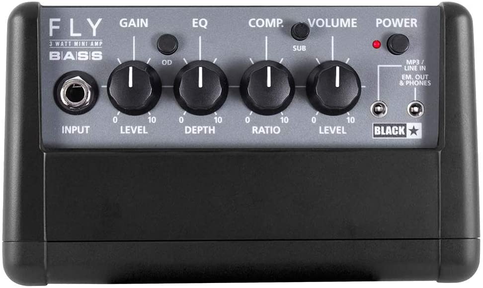 Blackstar Fly 3 Bass Guitar Portable Battery 3 Watt Powered Mini Amp MP3 Line In & Headphone Line Out - Image 4