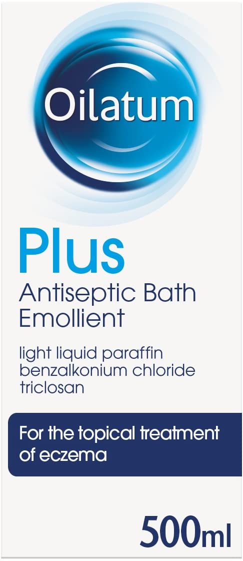 Oilatum Plus Antiseptic Emollient Bath Additive for Eczema and Dry Skin Conditions Soothing and Hydrating Formula