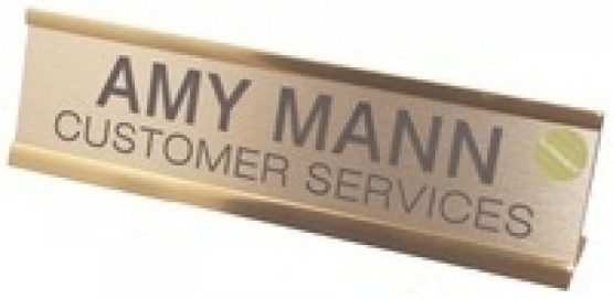 Q-Connect KF71442 Custom Door/Desk Name Plate 250x50mm