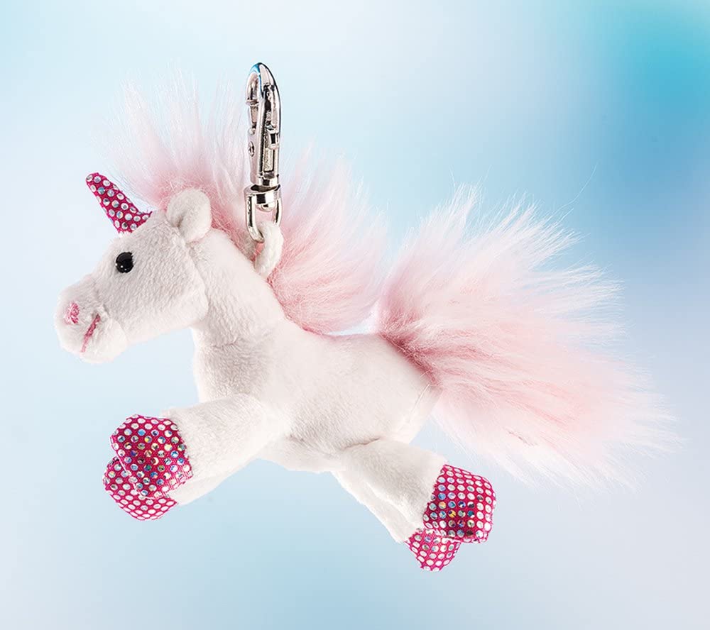 Rudolf Schaffer Keyring, Shiny the Pink Unicorn, Multicoloured, 11x7x3 cm (Pack of 1) - Image 2