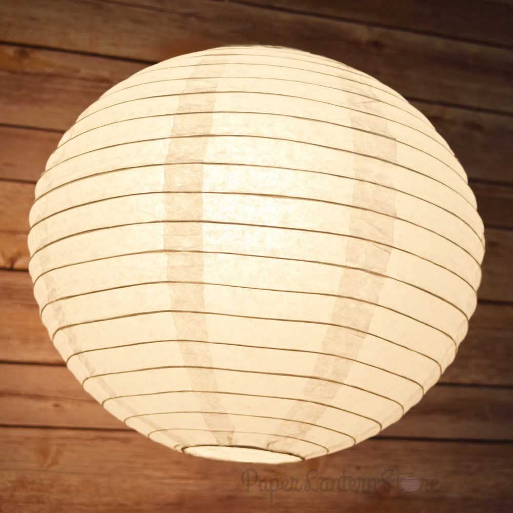 Tmade 12 Pack 12" White Paper Lanterns for Birthday Wedding Party Garden Home Decoration, 12 Pack White Lanterns, 12 inch(30cm) - Image 3