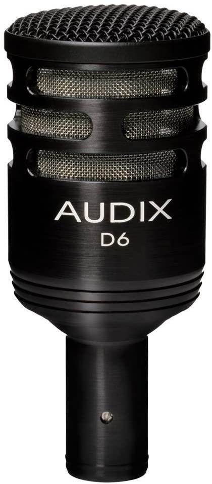 Audix D-6B Microphone, Black, 2.00 x 2.00 x 4.60 inches