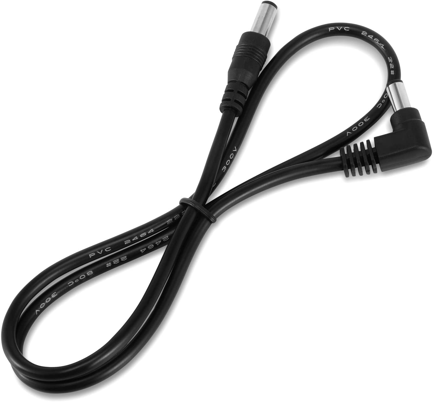 Donner 60CM Guitar Pedal Power Cable 10-Pack, black - Image 2