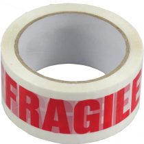 Triplast 48 mm x 66 m Fragile Printed Low Noise Parcel Packing Tape