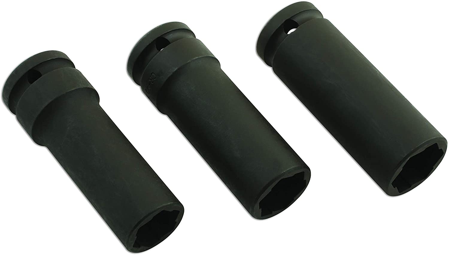 Laser 5965 Damaged Wheel Nut Remover 1/2"D 3pc, Black, 17mm diameter, 17mm, 19mm, or 21mm length - Image 4