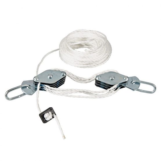 Silverline 633957 Cable Pulley Lifter 180kg Capacity 3m Lifting Height