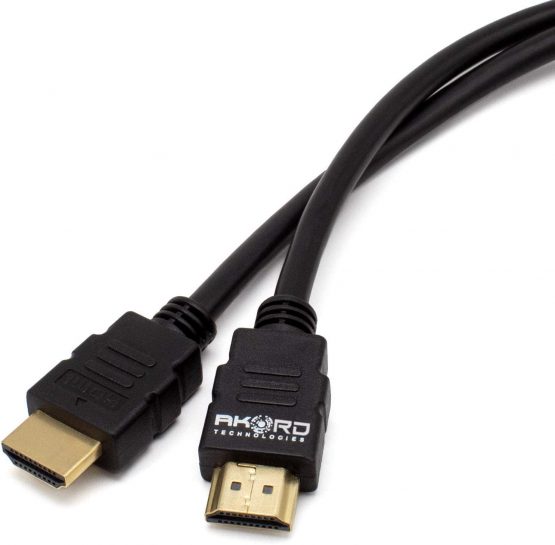 AKORD 1 Metre HDMI Pro Gold, HDMI TO HDMI Cable With Ethernet - Image 2