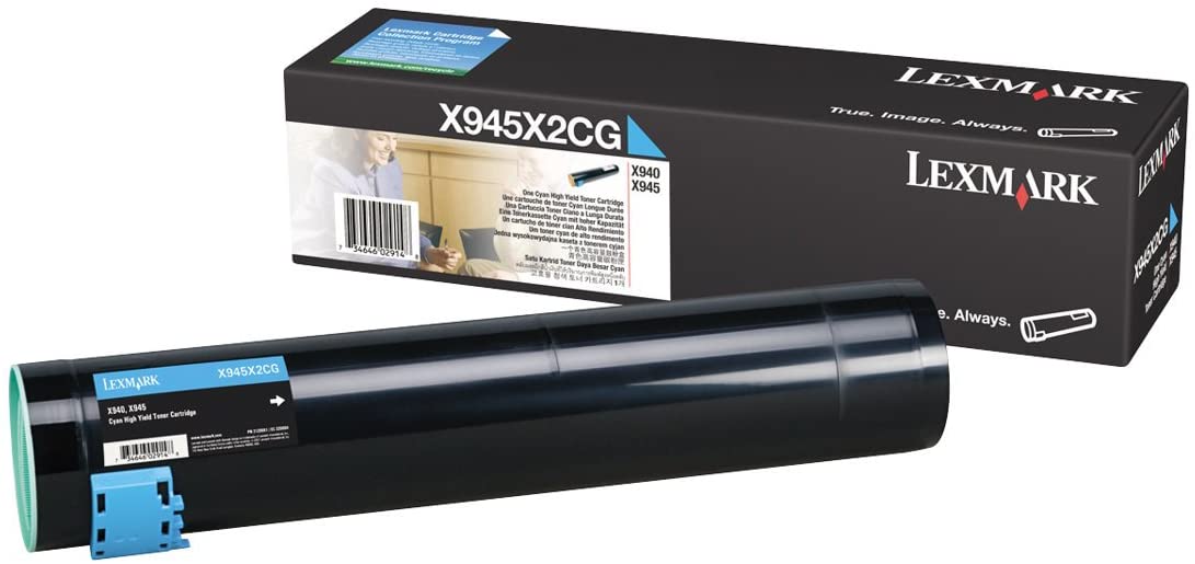 Lexmark Toner for X940,X945 22000 Sheets - Cyan, 1