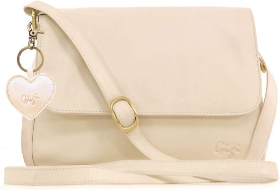 GIGI - Women's Leather Flap Over Cross Body Handbag - Shoulder Bag with Long Adjustable Strap - OTH1008