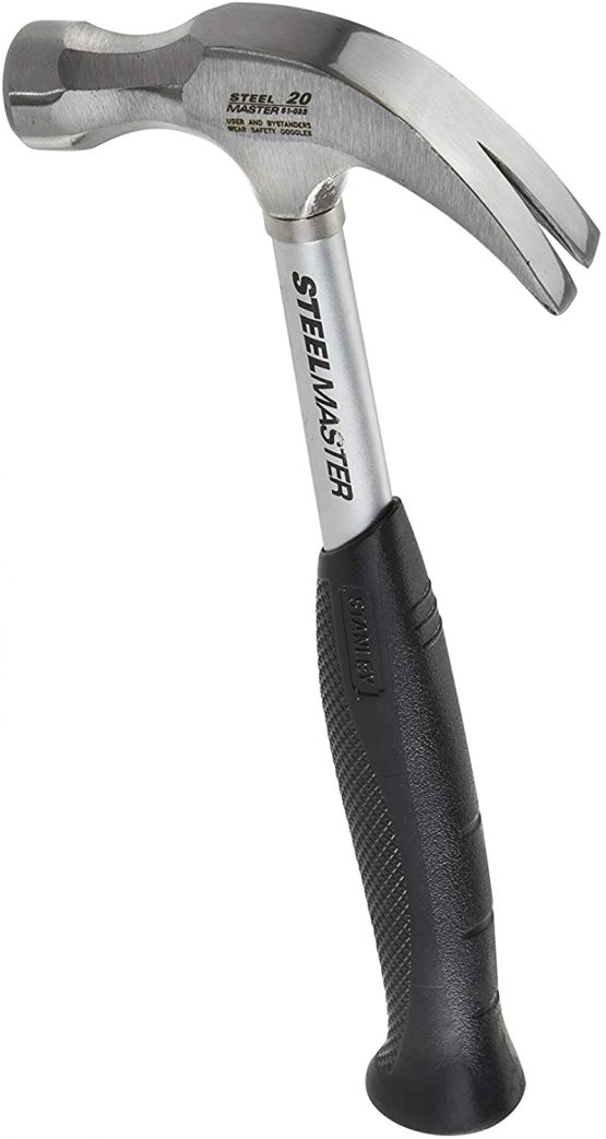 Stanley 1-51-033 SteelMaster Curved Claw Hammer, 20 oz - 567 g