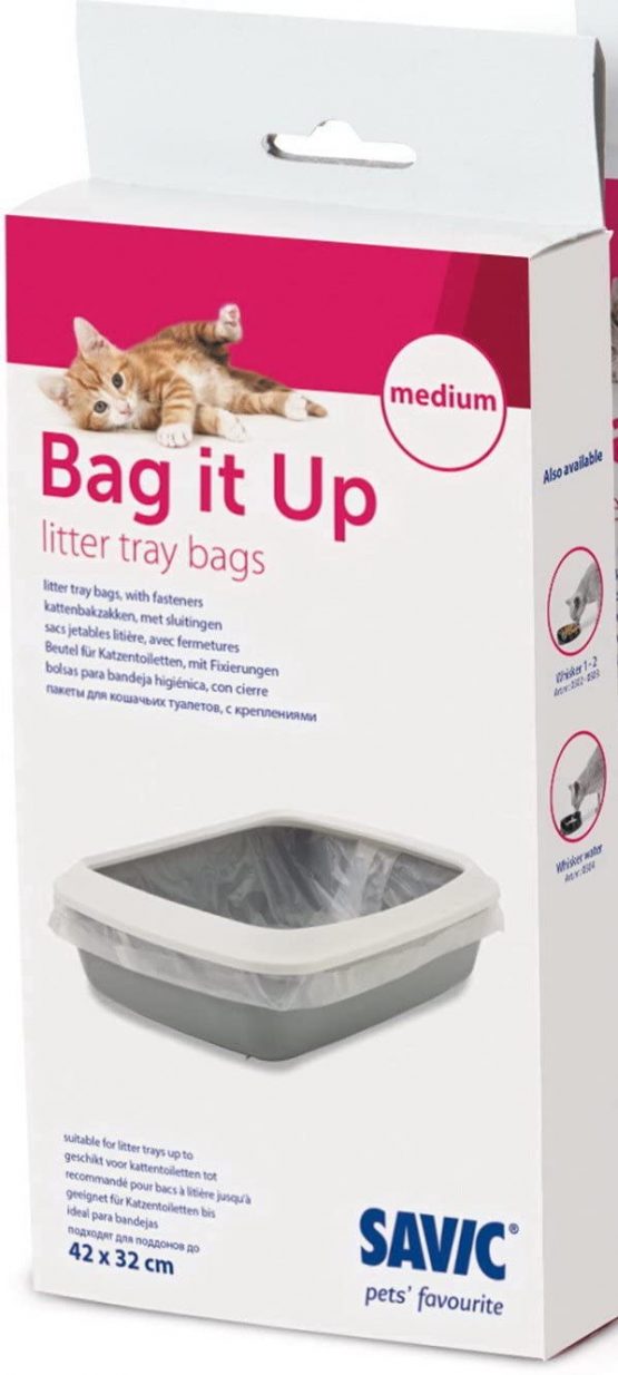 Savic Bag It Up Liners for Cat Litter Trays, Medium, 42 cm