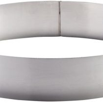 Decora Stainless Steel Round Shape, Silver, 6 x 6 x 4.5 cm