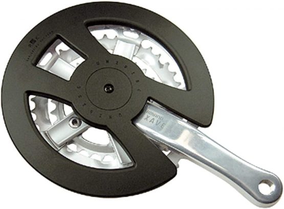 Rixen & Kaul Men's Unidisc Chainguard-Black, one