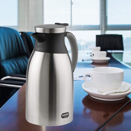 Addis 517469 Diplomat Vacuum Jug 629181600, 2 L - Stainless Steel/Black - Image 3